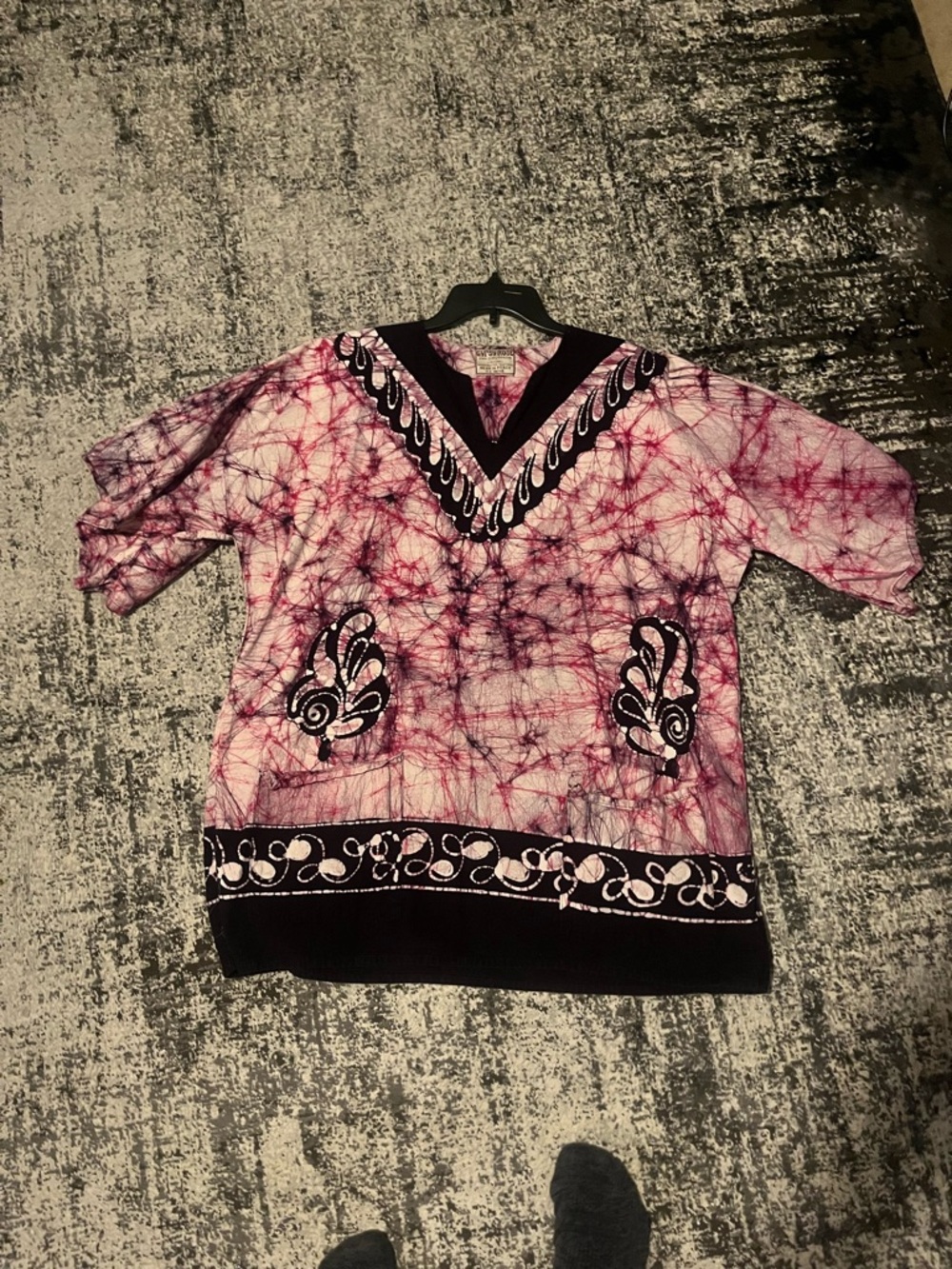 Gypsy rose pink and purple Dashiki